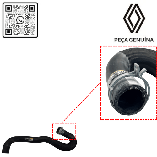 RN 15172R 215015172R MANGUEIRA SUP. DO RADIADOR MOT 1.6 8V K7M LOG IISAN II 14... 3